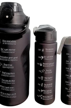 Botella de agua deportiva , Tomatodos set trio